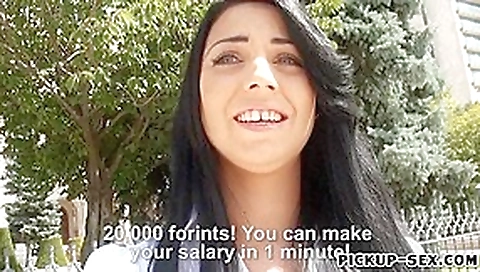 Hot teen 18+ Suzy Fox flashes her big tits and fucked in public