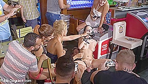 19 Year Old Rebecca Volpetti Humiliated With Public Sex And Punishment - PublicDisgrace