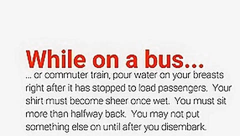 Dare mobile wet t exhibitionist 12 points