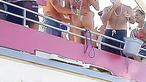 Crazy Hot Bitches Strip For The Crowd