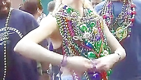 Spring Break Whores Flashing Their Tits