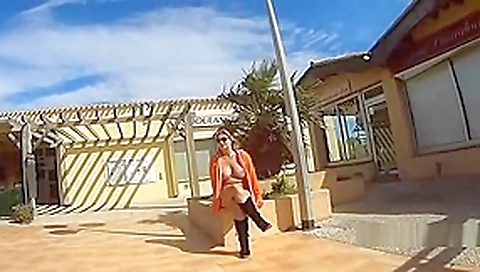 Nude walk in the nudist-resort Nude walk in the nudist-resort
