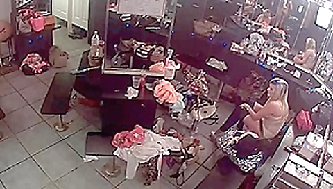 Strip club dressing room