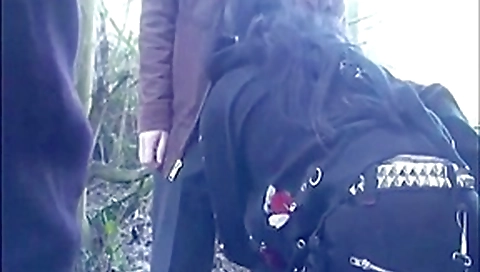 dogging in the trees