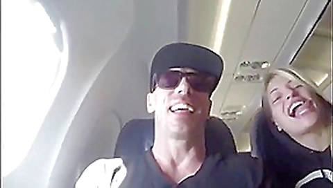 Passenger airline blowjob
