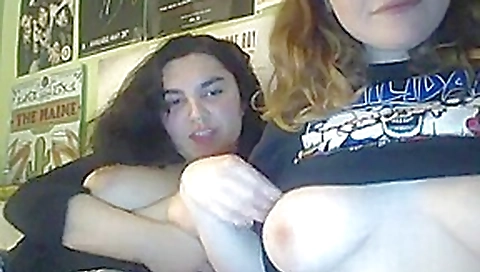 Omegle two friends showing tits and ass
