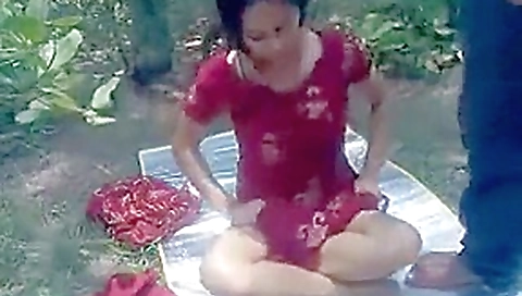 Indian husband wife hardcore outdoor fucked