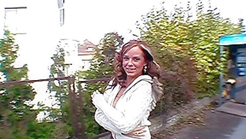 Chic With Huge Tits Fucked On The Bridge
