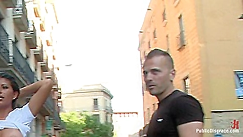 Big Tits Round Ass Disgraced in Public